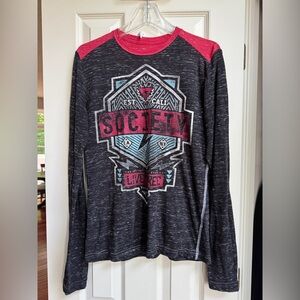 Society Red and Black Shirt